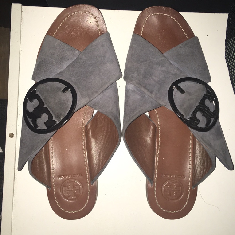 Authentic Tory Burch crisscross sandals